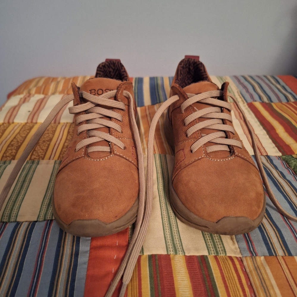 Bosi Kids Learher Brown Casual Shoes Size 13 Youth